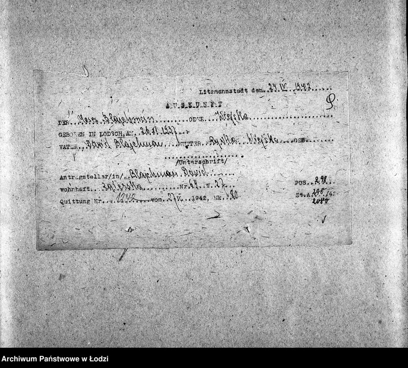 Obraz 12 z jednostki "[Wyciągi z rejestrów urodzin, ślubów i inne]"