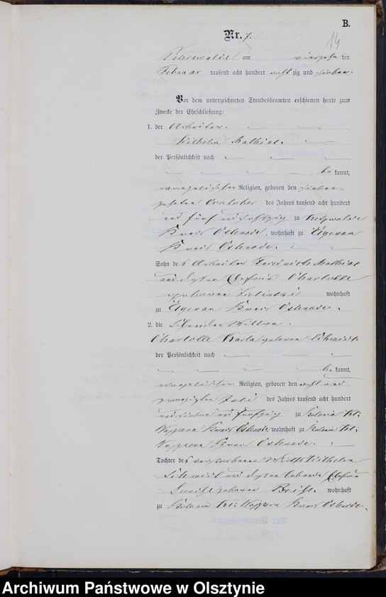 image.from.unit.number "Heiraths-Neben-Register Nr 1 - 41"