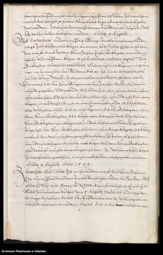 image.from.unit.number "H. Bürgerm. Daniel Czirenberges Ambtbuch erste theil vom [5.VIII.1599-16.III.1600] /indeks/"