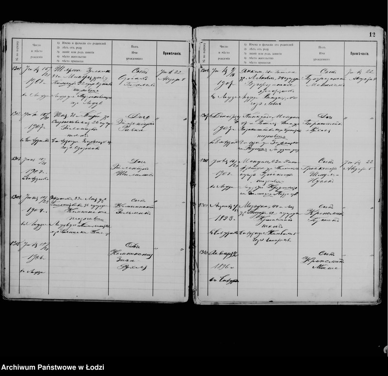 Obraz 16 z jednostki "[Księga urodzeń]"