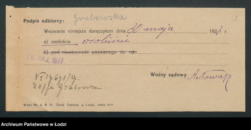 Obraz 4 z jednostki "Zofja Grabowska- drobna sprzedaż galanterii i materiałów piśmiennych"