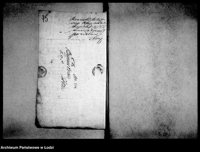 Obraz 14 z jednostki "Akta tyczące się spisu funduszów kościelnych"