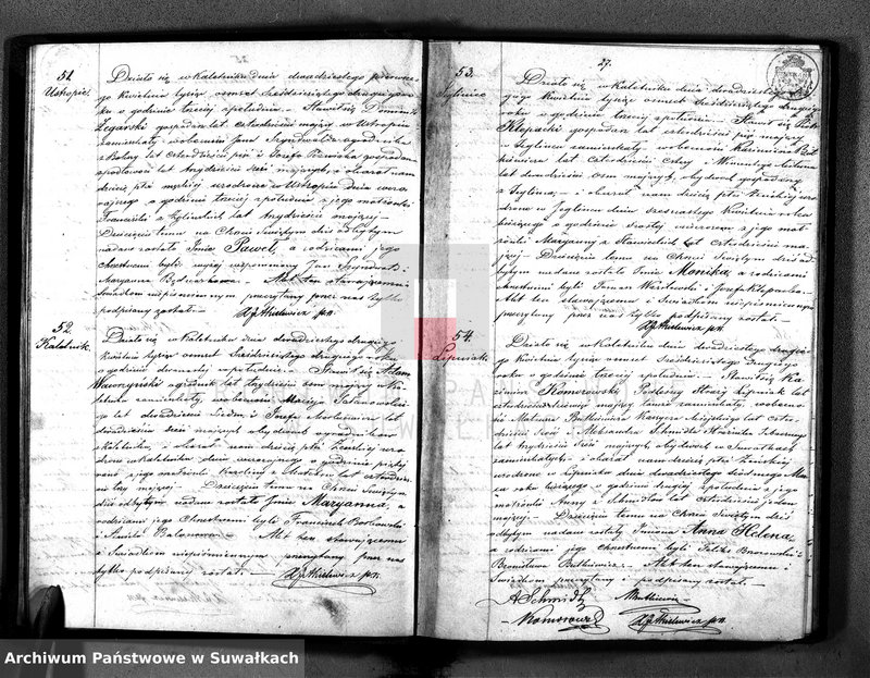 Obraz 16 z jednostki "[Duplikat Aktów urodzeń, zaślubienia i zejśćparafii Rzym.-Kat. w Kaletniku 1862 r.]"