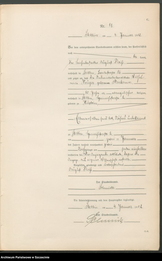 image.from.unit.number "Sterbe-Register (Neben-Register) Band I"