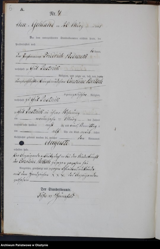 image.from.unit.number "Geburts-Haupt-Register Nr 1 - 43"