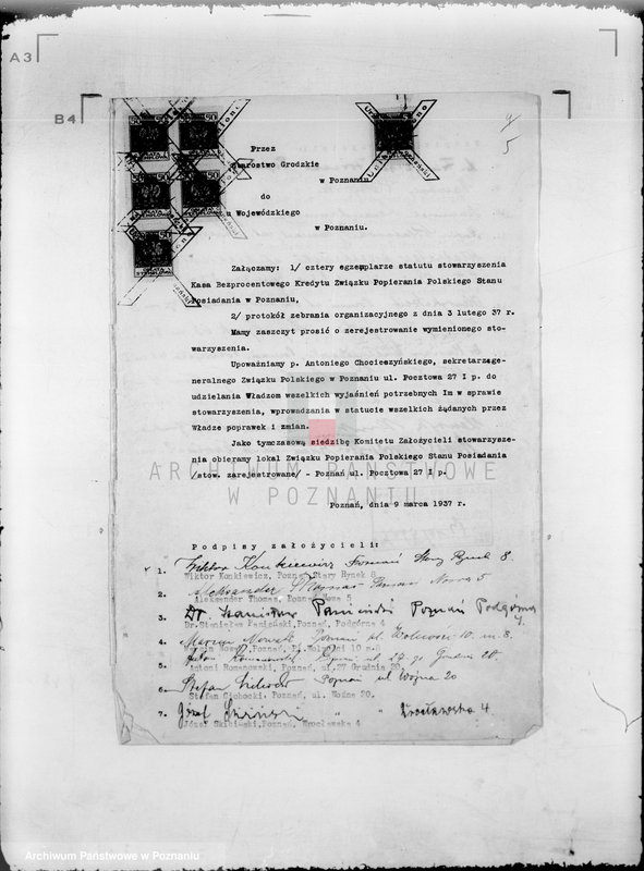 image.from.unit.number "/ Kasa Bezprocentowego Kredytu Związku Popierania Polskiego Stanu Posiadania w Poznaniu/"