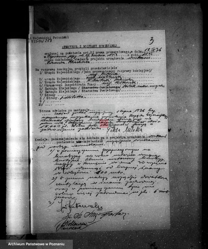 Obraz 7 z jednostki "Zatwierdzenie zakładu przemysłowego /Drukarni Wielkopolskiej/ dr Edward Schechtel spadkobierca Milskich w Poznaniu"