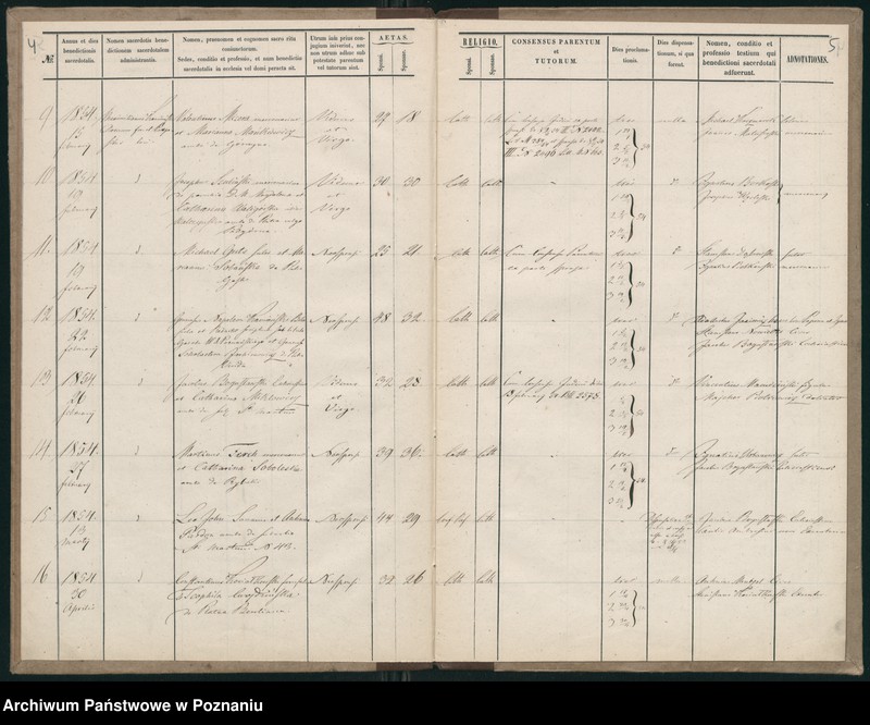 Obraz 5 z jednostki "Księga małżeństw"