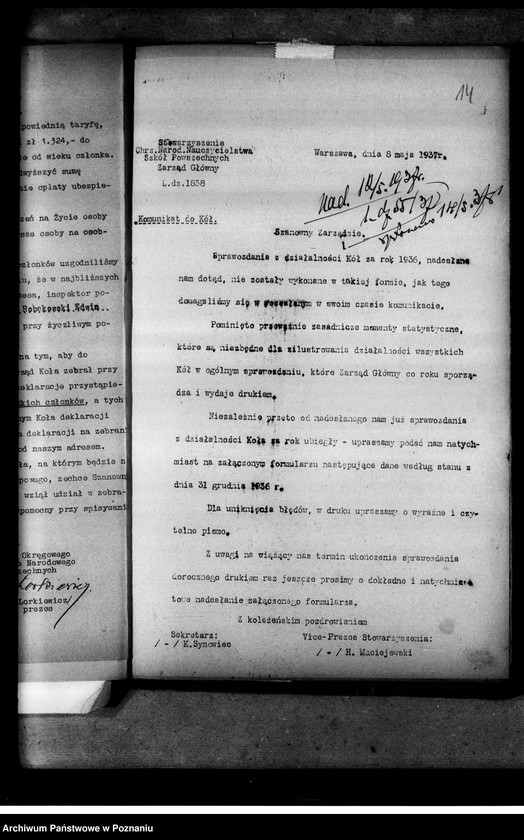 Obraz 18 z jednostki "Okólniki Zarządu Głównego i Okręgowego"