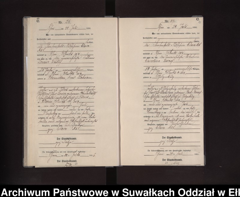 image.from.unit.number "Sterbe-Neben-Register des Preussischen Standes-Amtes Rhein Kreis Loetzen"