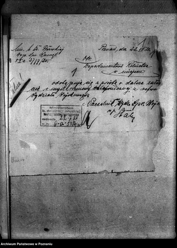 Obraz 5 z jednostki "Sprawy szczegółowo-administracyjne Jeńcy"