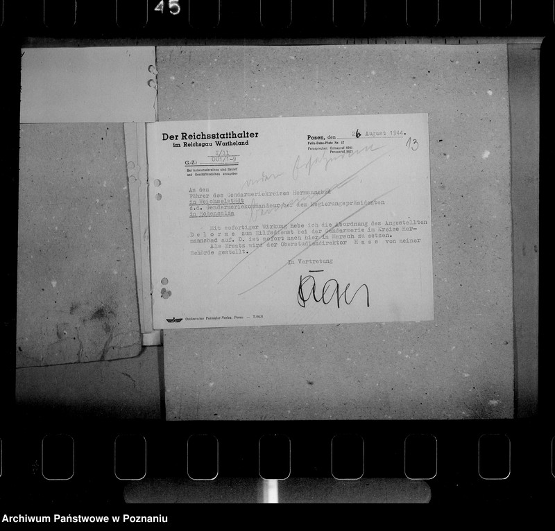 Obraz 17 z jednostki "Hilfsdienst bei der Gendarmerie"