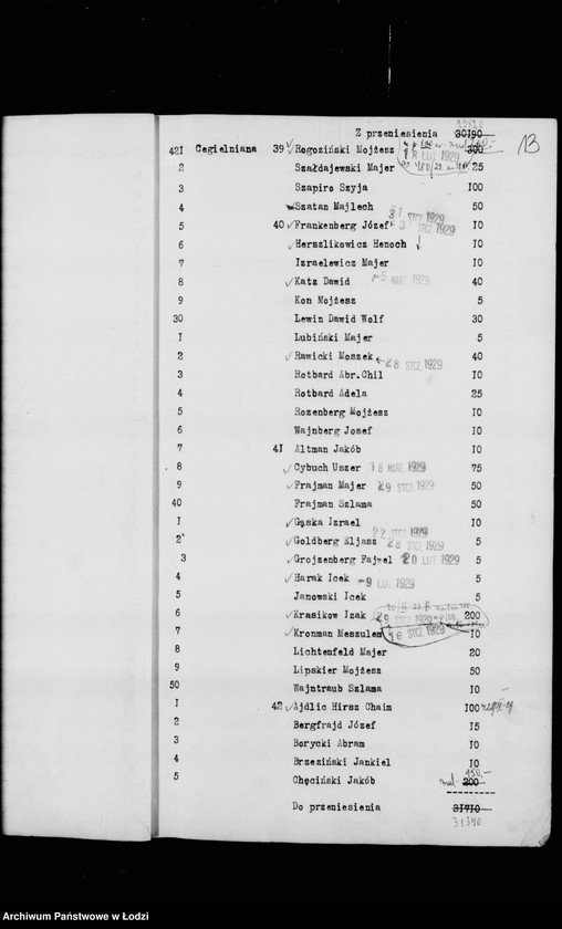 Obraz 16 z jednostki "Rejestr poborczy"