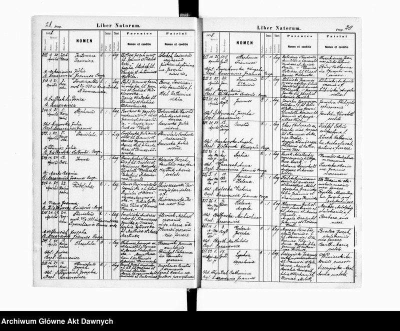 image.from.unit.number "Parafia: Lwów, parafia św. Anny. Dekanat: Lwów. Księga metrykalna urodzeń, ślubów i zgonów dla parafii miejskiej i wsi Kleparów."