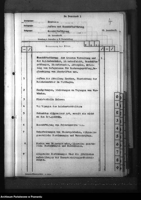 Obraz 8 z jednostki "Registratur- Hochbau"