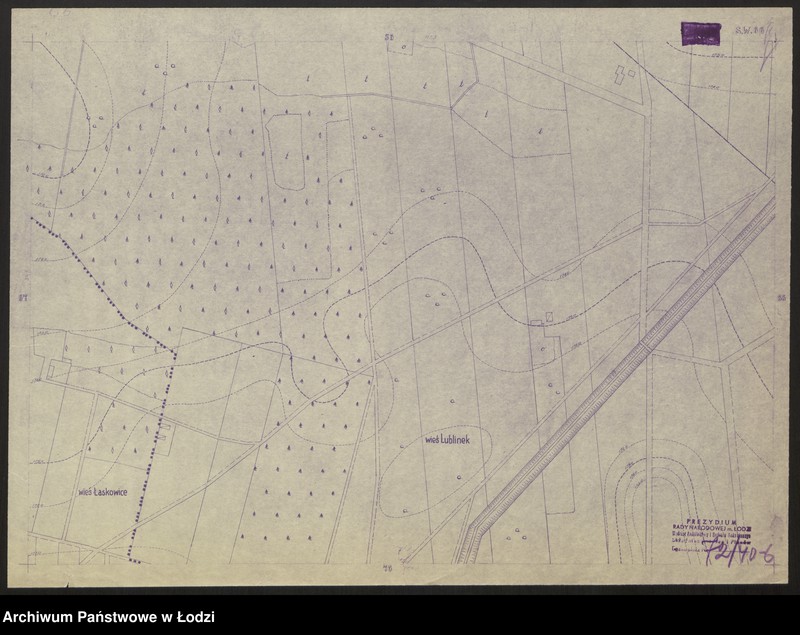 Obraz 6 z jednostki "Plan m. Łodzi 1: 2000. Sekcja SW 66"