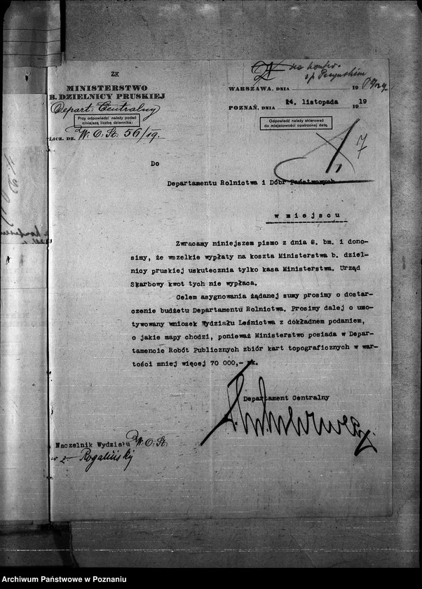 Obraz 11 z jednostki "Budżet wewnętrzny departamentu"