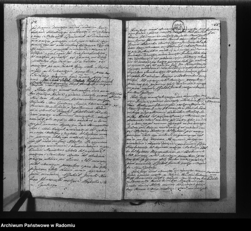 image.from.unit.number "Księga urzędnika stanu cywilnego parafii Głowaczew do zapisywania akt 1814 roku"