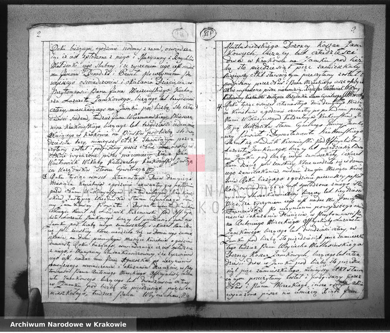 Obraz z jednostki "Akty Urodzenia Na Rok 1814. Parafia Zamek"