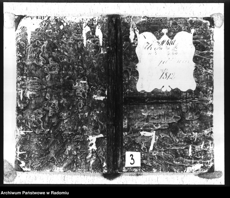 image.from.unit.number "Akta urzędnika stanu cywilnego gminy Szydłowiec z roku 1812"