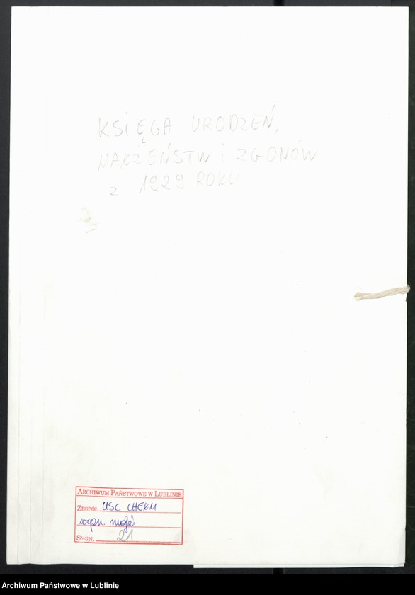 Obraz 3 z jednostki "Księga urodzeń, małżeństw i zgonów"