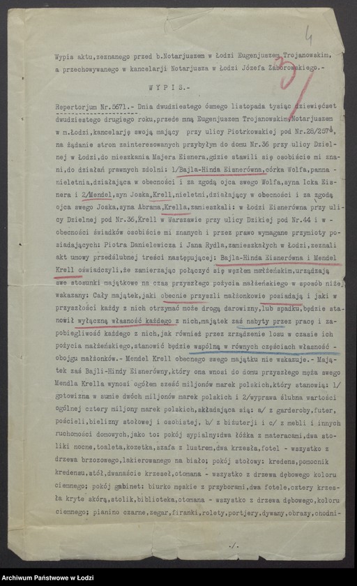 Obraz 6 z jednostki "Mendel Krell- sprzedaż przędzy"