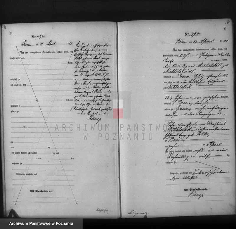 Obraz 17 z jednostki "Księga zgonów t. II"