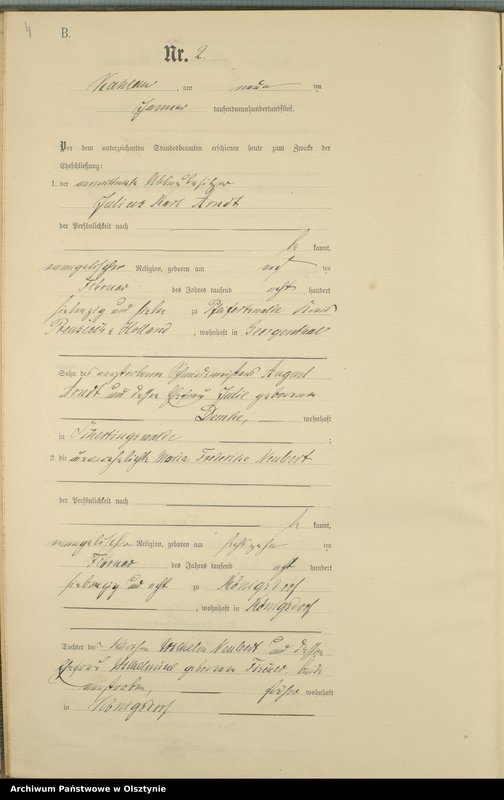 image.from.unit.number "Heiraths-Neben-Register Nr 1 - 27"