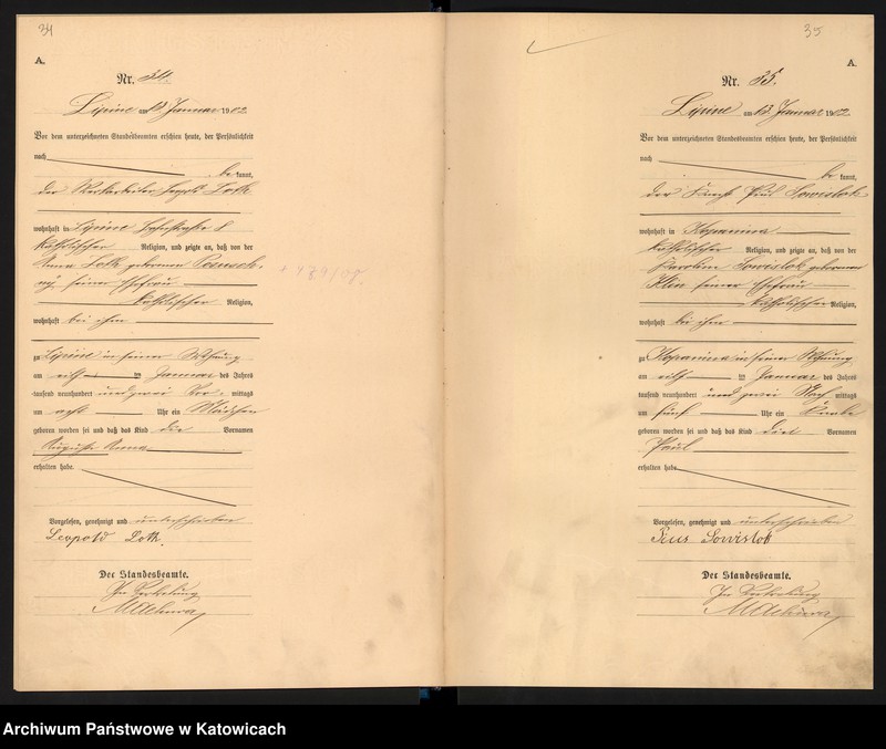 image.from.unit.number "Księga urodzeń T.1 nr 1-588"