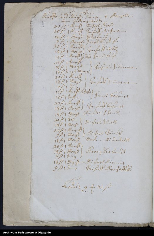 image.from.unit.number "Kirchen Rechnung des Kirchspiels Herzogswalde"