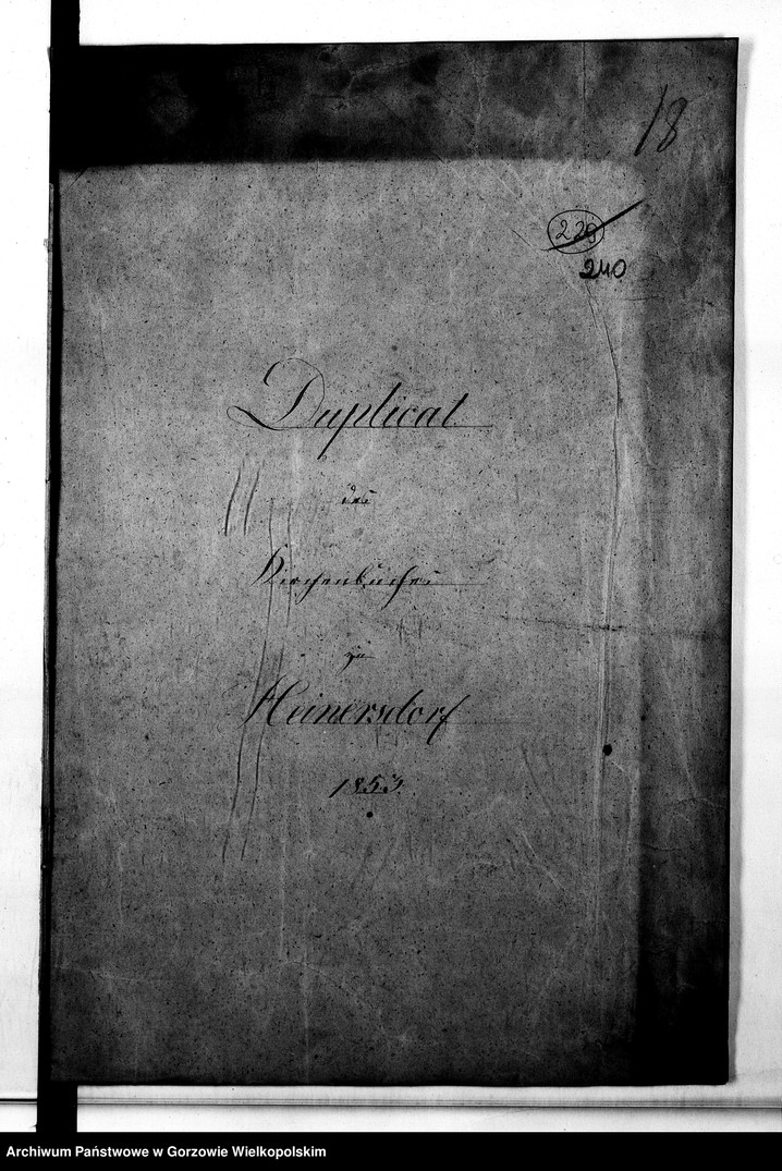 image.from.unit.number "Duplikate der Kirchenbücher von der Parochie Kladow: Kladow (Kłodawa), Heinersdorf (Chwalęcice), Himmelstädt (Mironice), Marienspring (Marzęcin)"