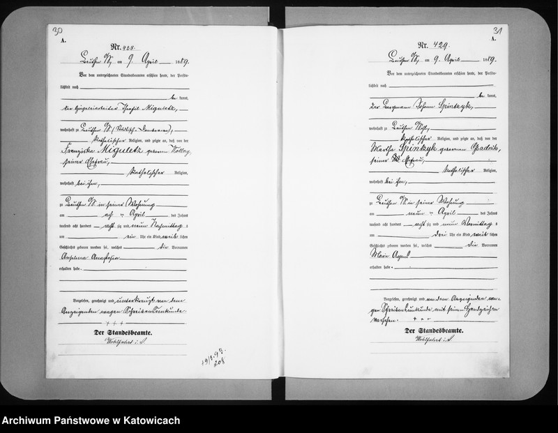 image.from.unit.number "[Księga urodzeń za rok 1889, t. 2, nr 399-796]"