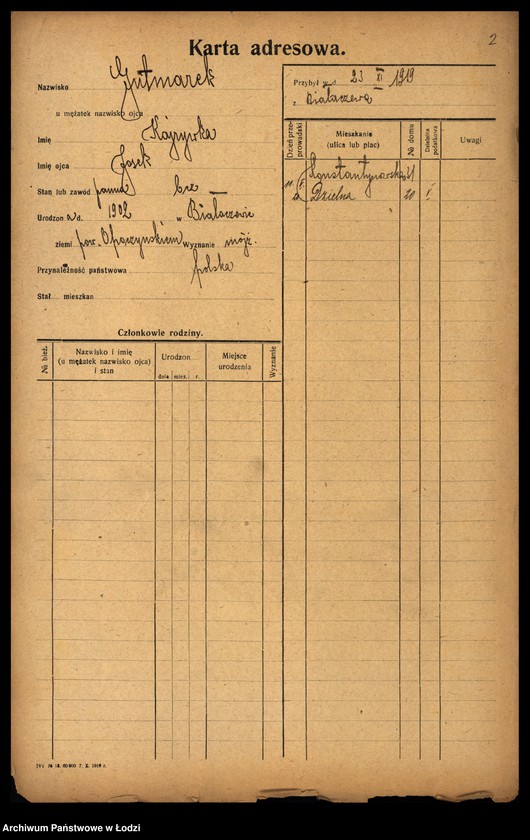image.from.unit.number "[Spis ludności Łodzi] Gutmanowicz - Gzowski"