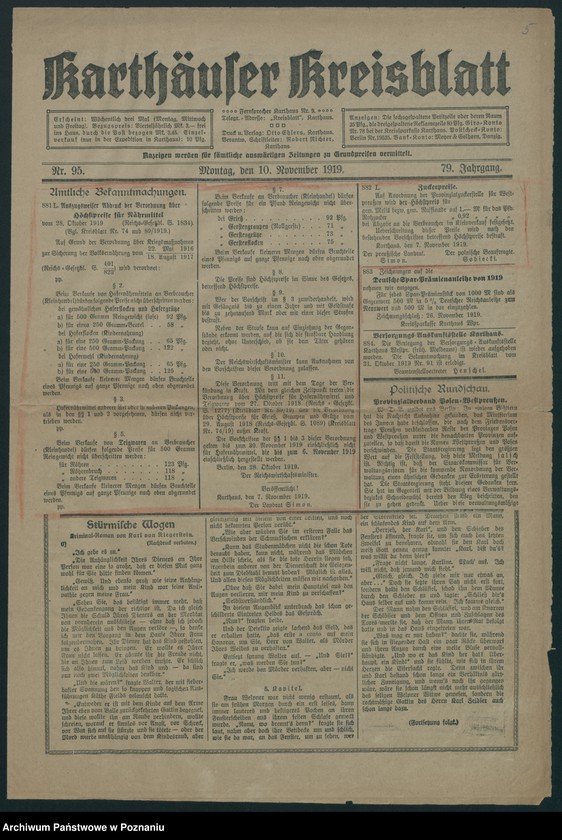 Obraz 6 z jednostki "[Karthäuser Kreisblatt]"