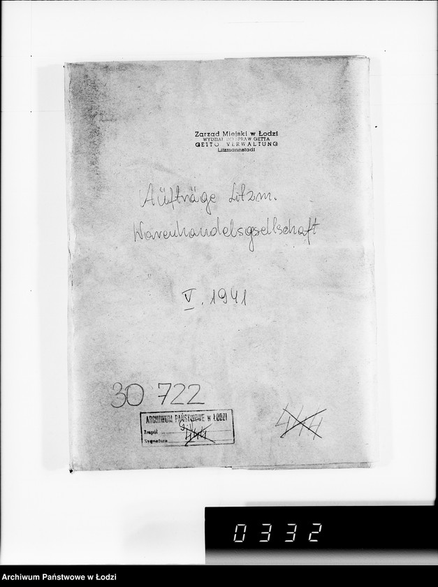 Obraz 4 z jednostki "Aufträge Litzm. Warenhandelsgesellschaft"