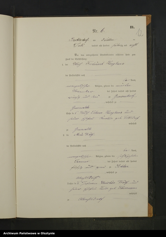 image.from.unit.number "Heiraths-Neben-Register Nr 1 - 11"