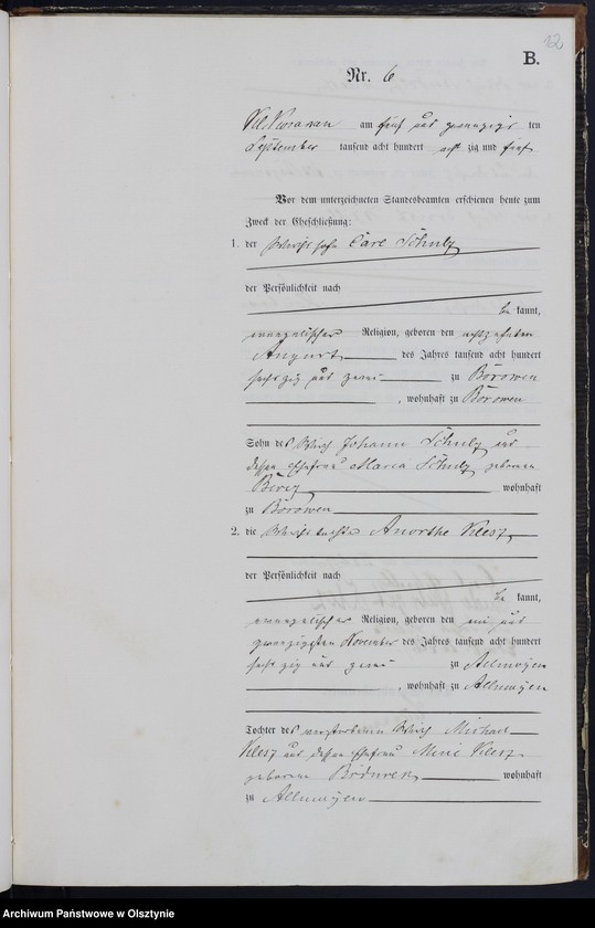 image.from.unit.number "Heiraths-Haupt-Register Nr 1 - 11"