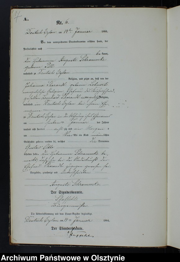 Obraz 9 z jednostki "Geburts-Neben-Register Nr 1 - 155"