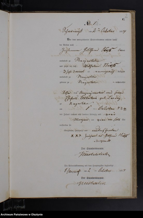 image.from.unit.number "Sterbe-Neben-Register Nr 1 - 23"