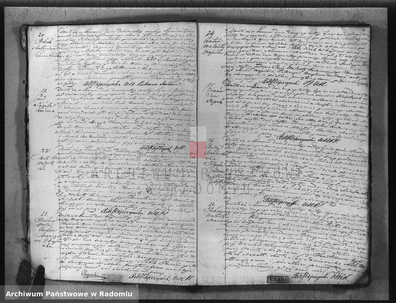 image.from.unit.number "Dupplikat akt religijno cywilnych urodzenia, małżeństwa i zejścia z parafii Stromiec 1862 roku"