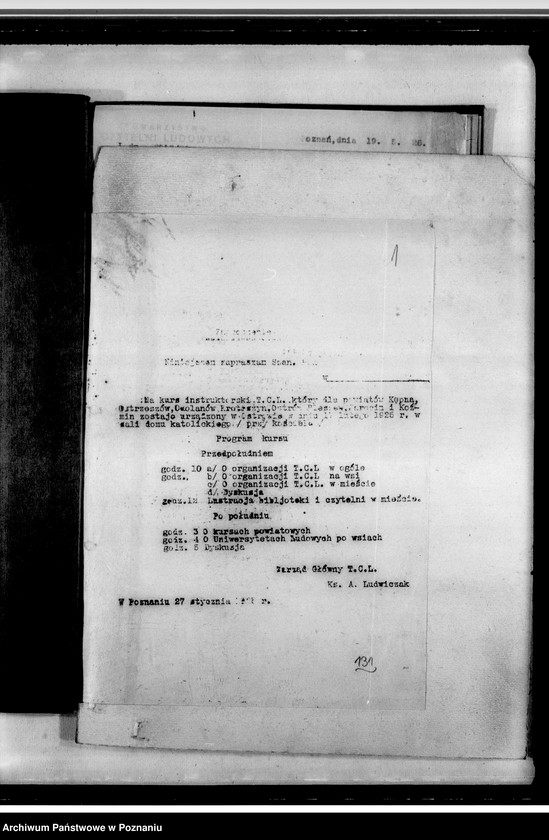 Obraz 5 z jednostki "Sprawozdania, okólniki, korespondencja"