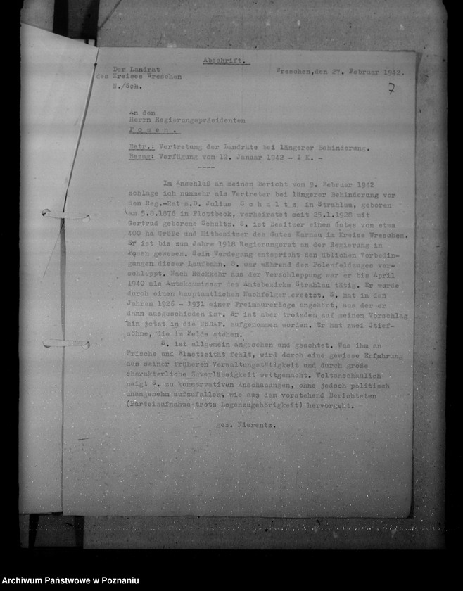 Obraz 11 z jednostki "Służba wojskowa landratów, Reg. Posen"