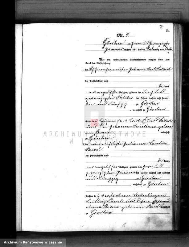 Obraz 11 z jednostki "[Księga małżeństw - tom I]"