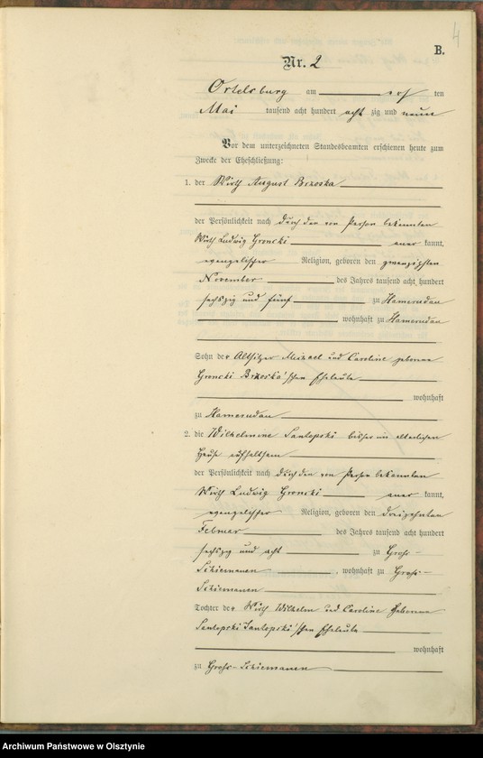 image.from.unit.number "Heiraths-Haupt-Register Nr 1 - 14"