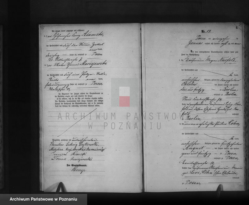 Obraz 15 z jednostki "Księga małżeństw t. I"