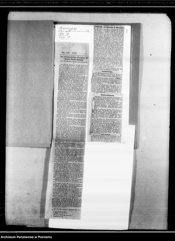 Obraz 5 z jednostki "Sprawa wolnego miasta Gdańska [wycinki prasowe z gazety "Danziger Neueste Nachrichten"]"