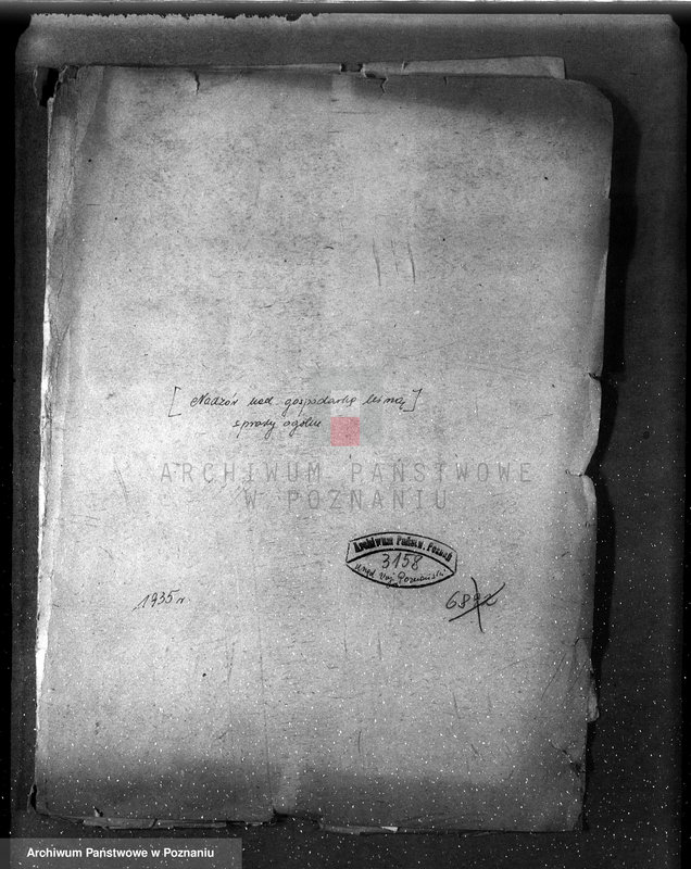 Obraz 4 z jednostki "Kom. Ochrony Lasów /Nadzór nad gospodarką leśną sprawy ogólne/"