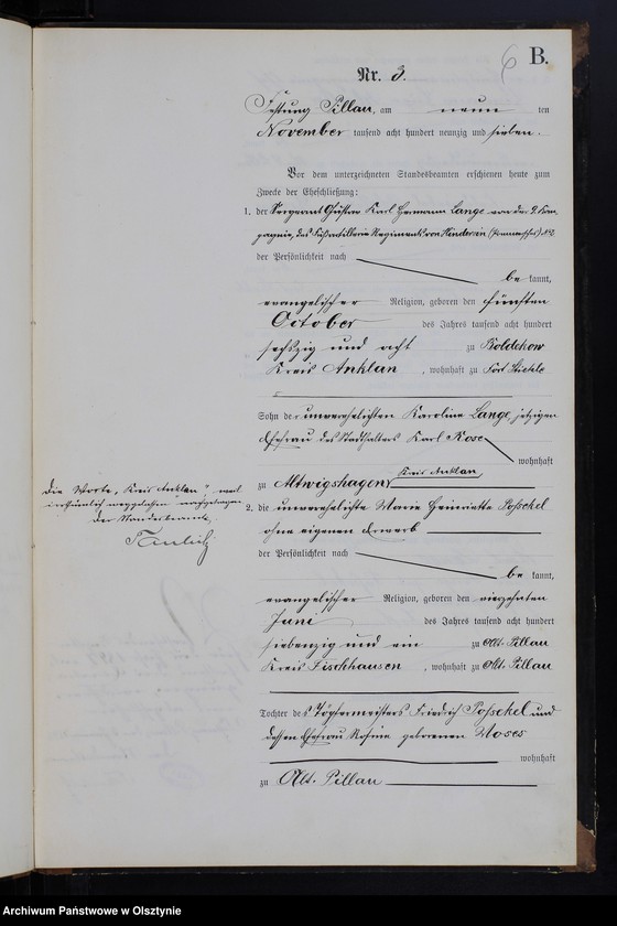 image.from.unit.number "Heiraths-Haupt-Register Nr 1 - 3"