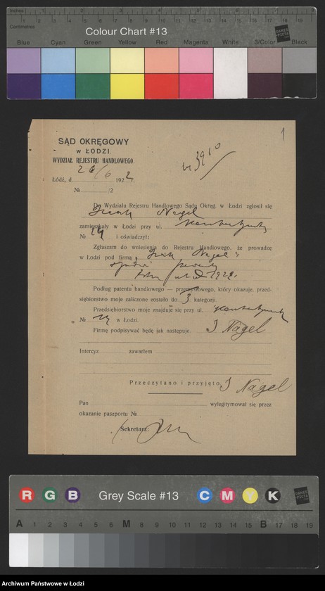 Obraz 3 z jednostki "Izaak Nagel – sprzedaż pończoch"