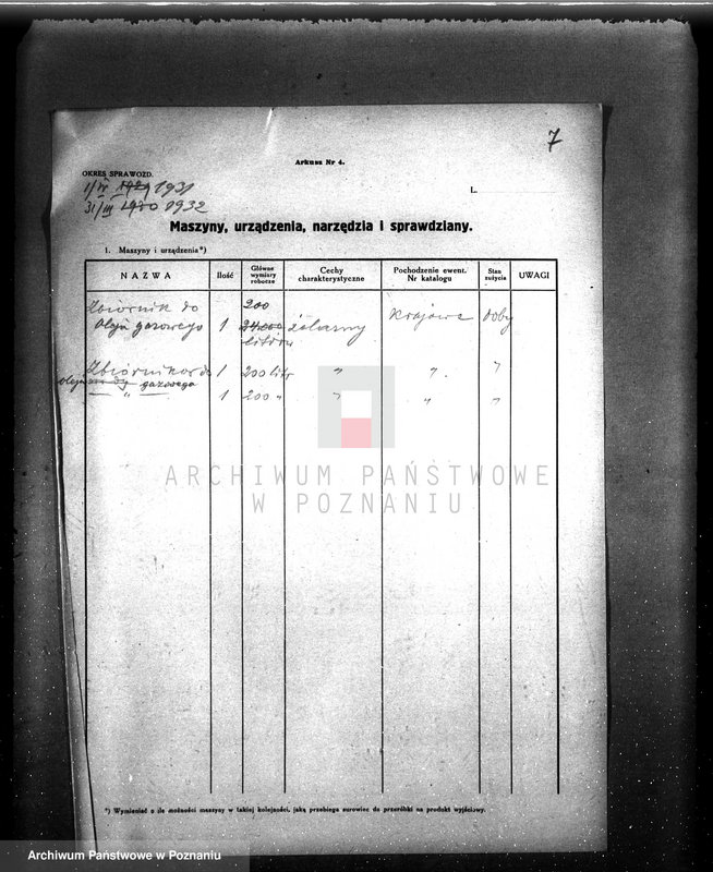 Obraz 11 z jednostki "Kwestionariusz elektrowni miejskiej w Krotoszynie"